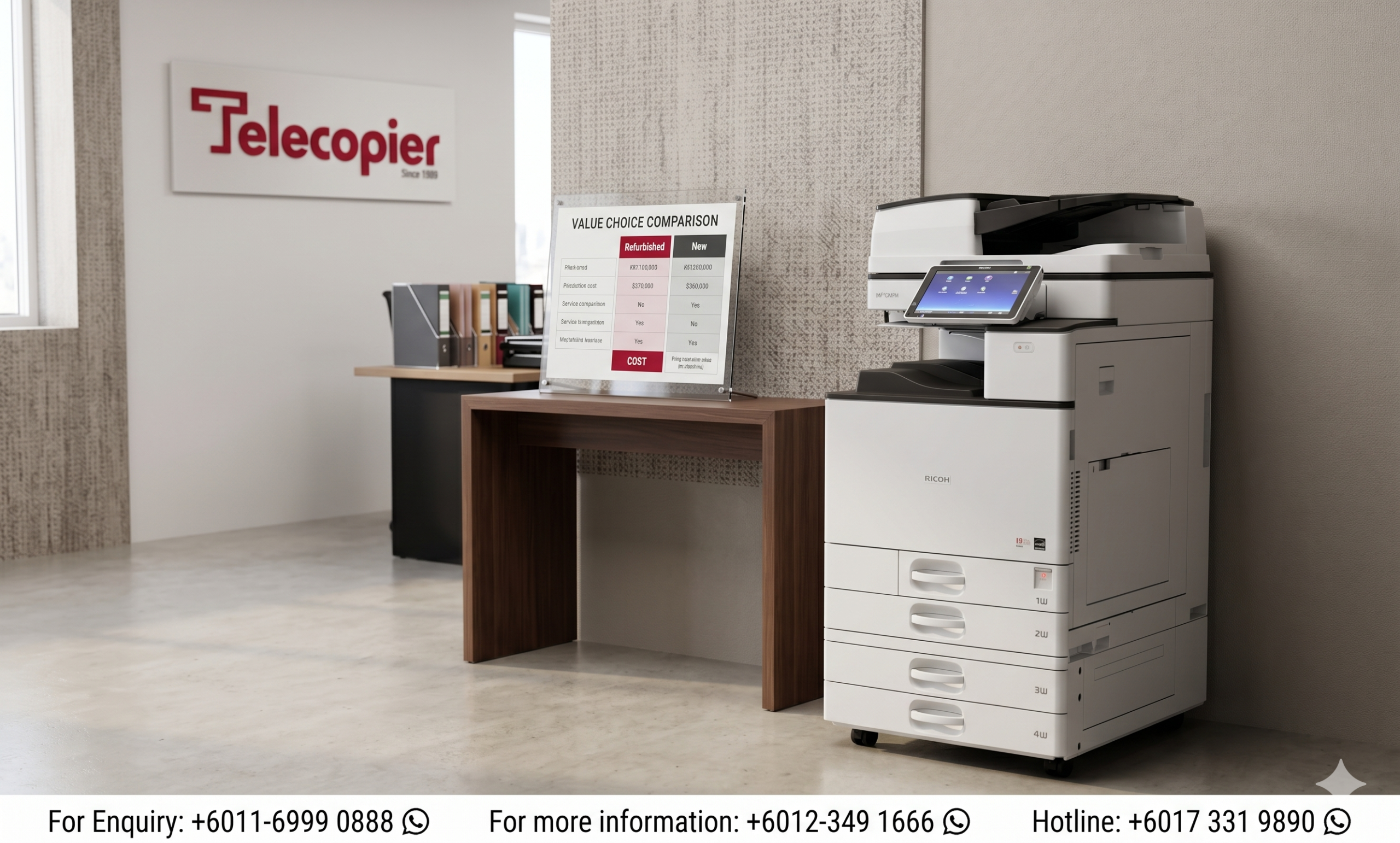 affordable refurbished copier rental malaysia