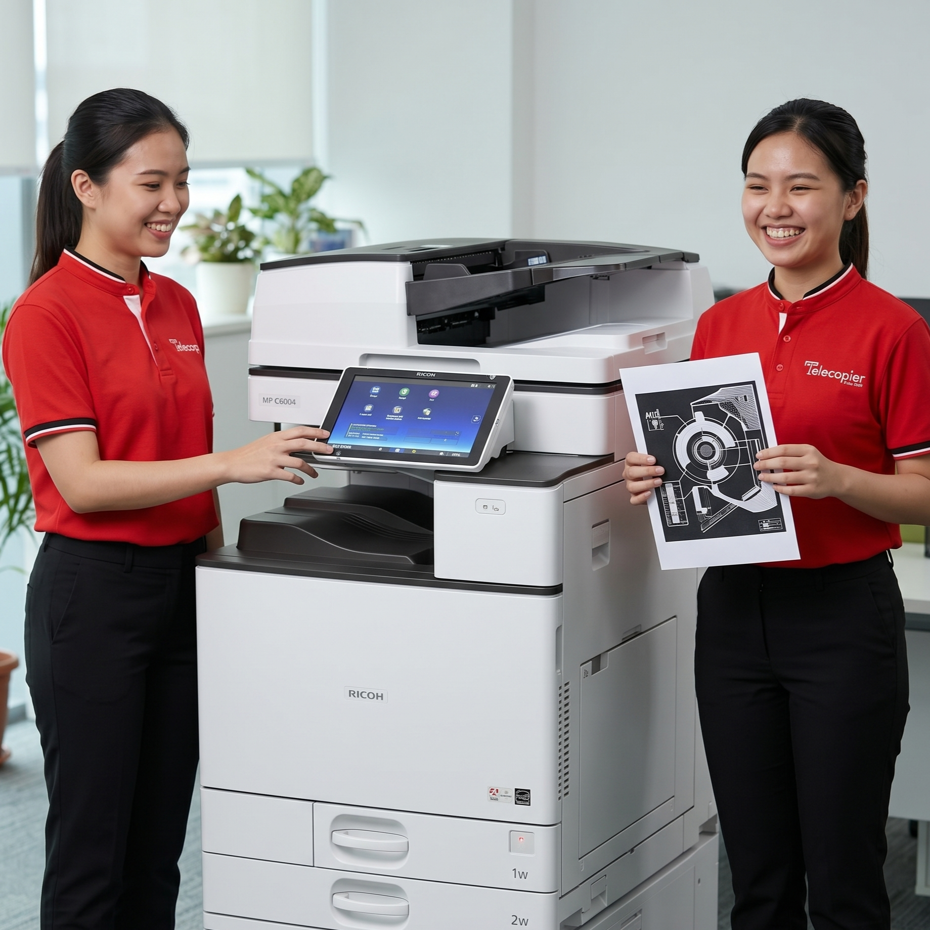 reliable black and white copier rental